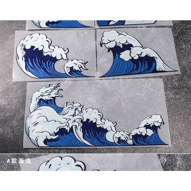 Miếng dán HAILANG JDM thân xe/ cửa sổ ô tô/ xe máy phản quang chống trầy xước phong cách Nhật Bản