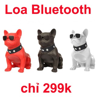 Loa Bluetooth hình con chó xoay đầu 360 độ