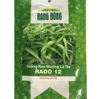 Hạt giống rau muống lá tre Rạng Đông Rado 12 (1goi/50g)