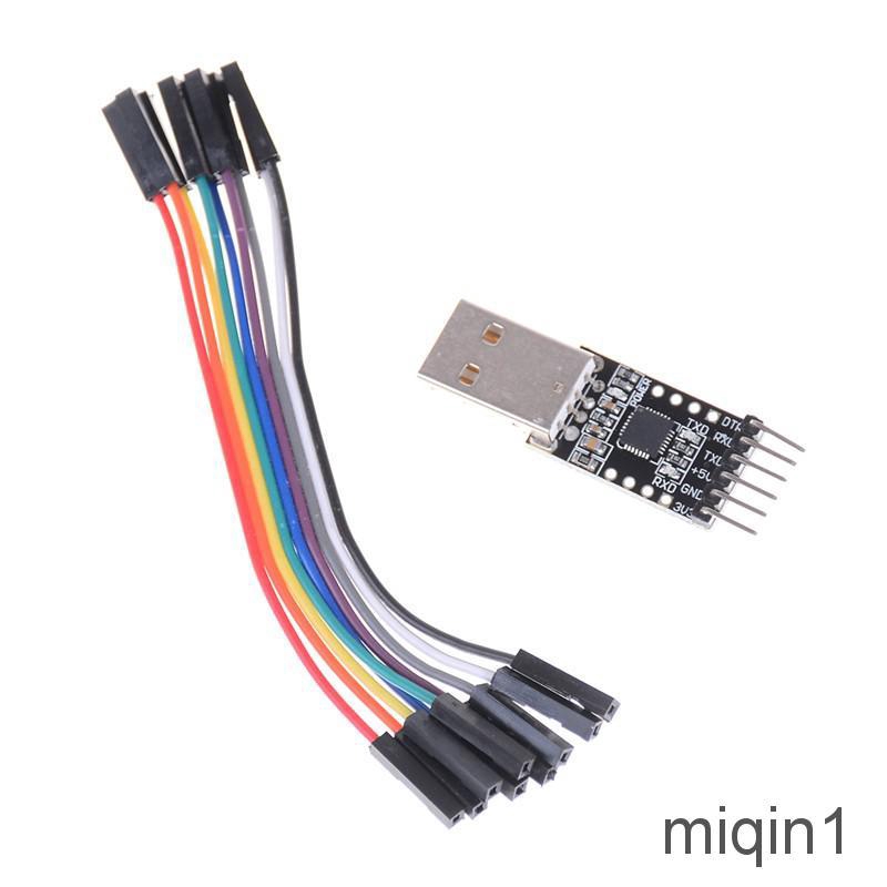 Mô Đun Chuyển Đổi Usb 2.0 Sang Ttl Uart 6pin Cp2102 Và Dây Cáp