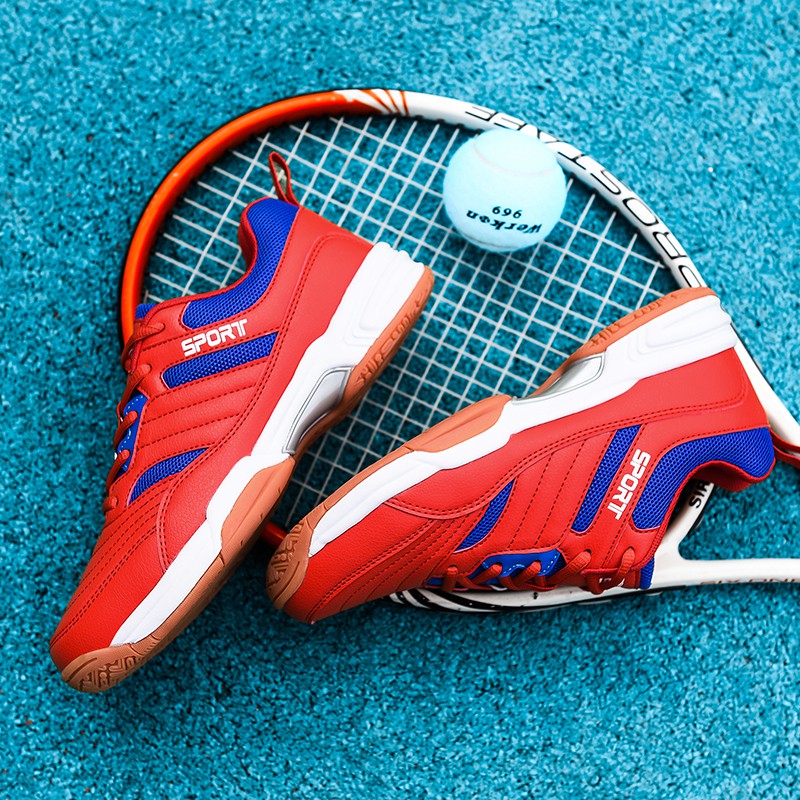 Kích thước lớn 38-46 GIÀY CẦU LÔNG CAO CẤP Bóng Chuyền Giày badminton/tennis/volleyball/pingpong/basketball shoes