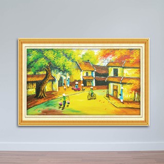 Tranh làng cổ Hà Nội TT969