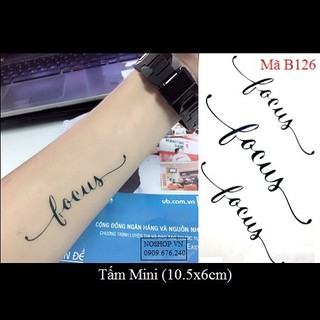 Hình xăm dán chữ B126
