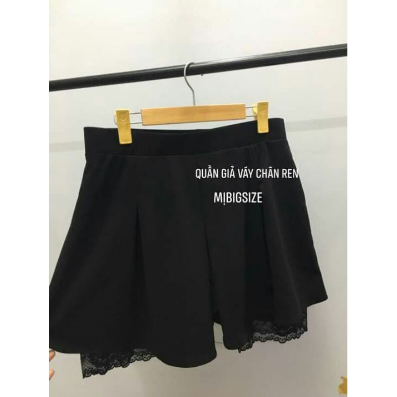 Quần Giả Váy Chân Ren Bigsize 70-80KG | BigBuy360 - bigbuy360.vn