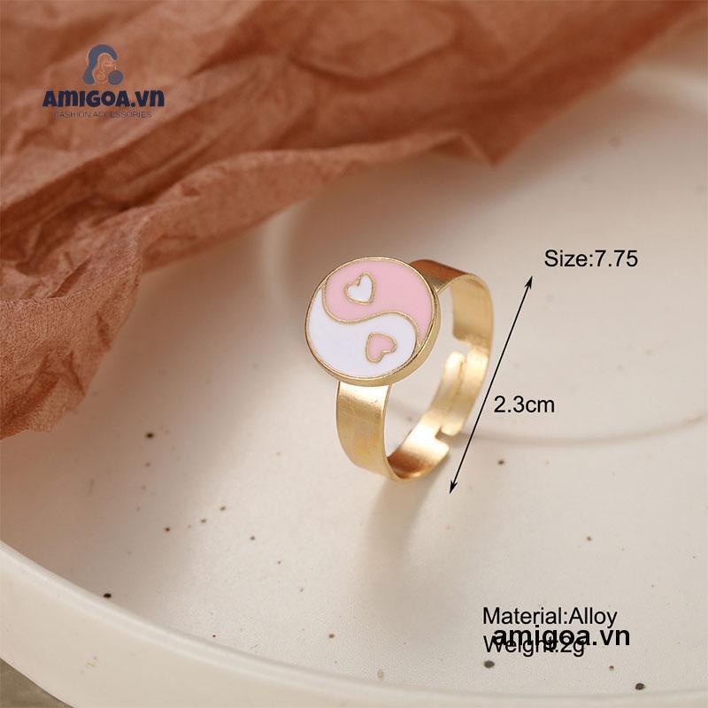 ✨✨Nhẫn Thời Trang Hình Trái Tim Nhỏ Xinh Sáng Tạo Cho Nữ