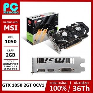 VGA Card màn hình MSI 2GB GTX1050 2GT OCV1- Hàng chính hãng