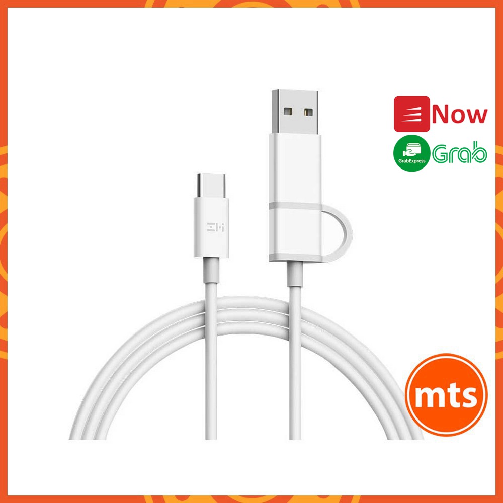 Cáp ZMI 2 trong 1, Type-C to Type-C & USB-A , AL311 1M chính hãng - Minh Tín Shop