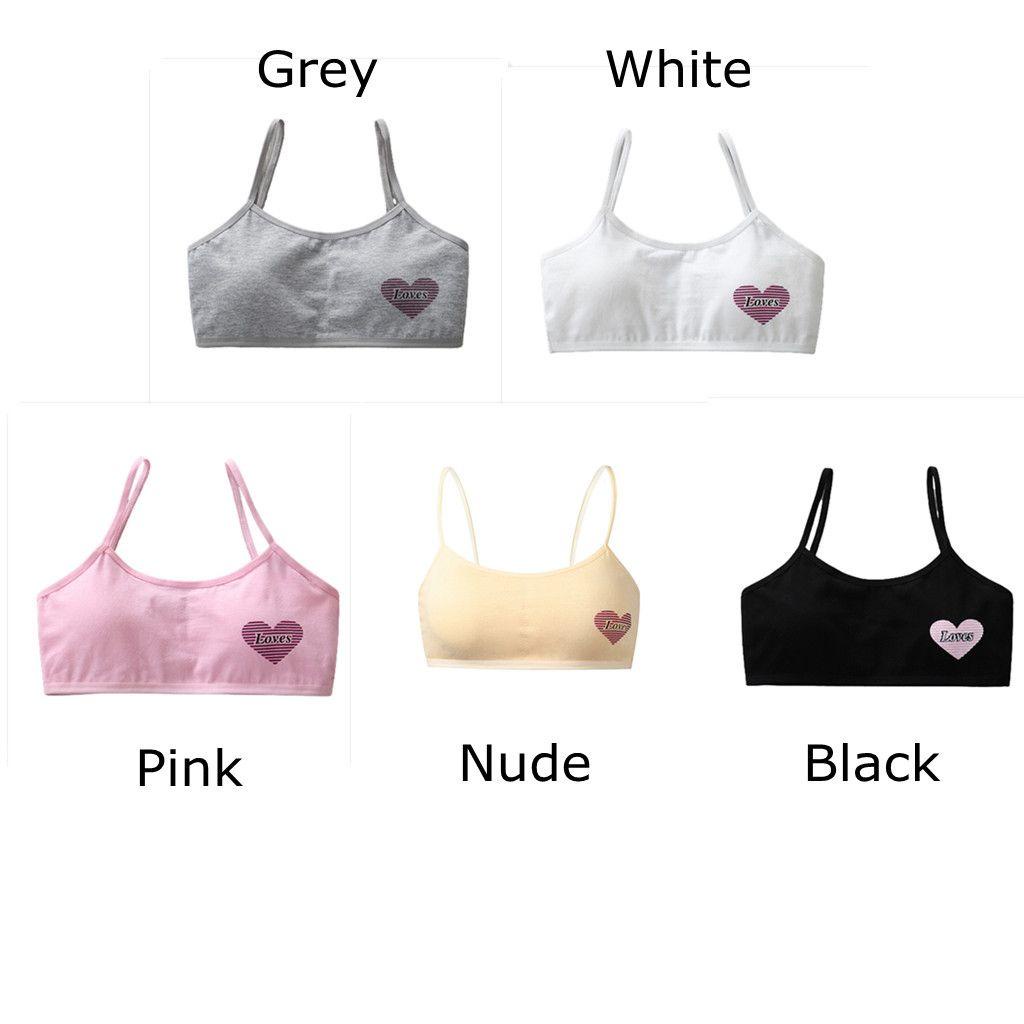 Áo Lót Hai Dây Bằng Cotton Thời Trang Cho Trẻ Em