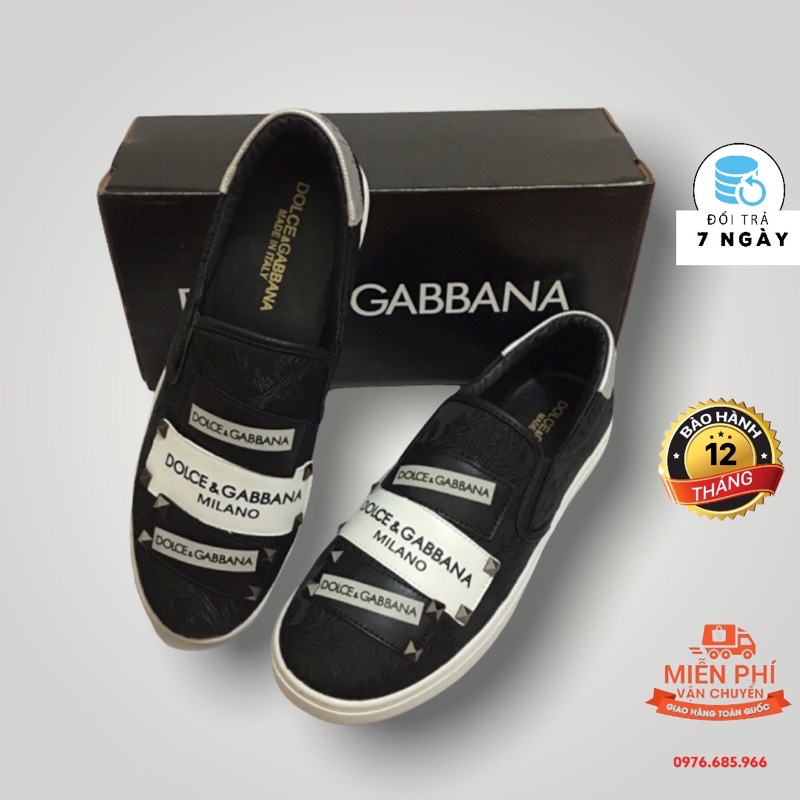 Giày dg nam da lộn cao cấp, giày slipon nam fullbox.