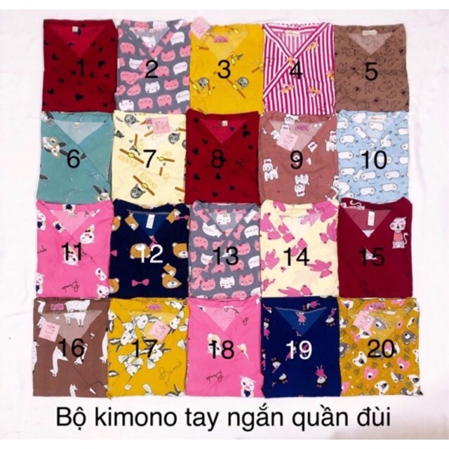 Bộ Kimono Thái - Bộ Ngắn