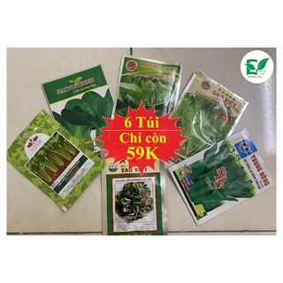 Combo 6 loại hạt giống - 55.000