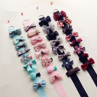 Set 10 kẹp tóc nơ nhỏ xinh đáng yêu cho bé