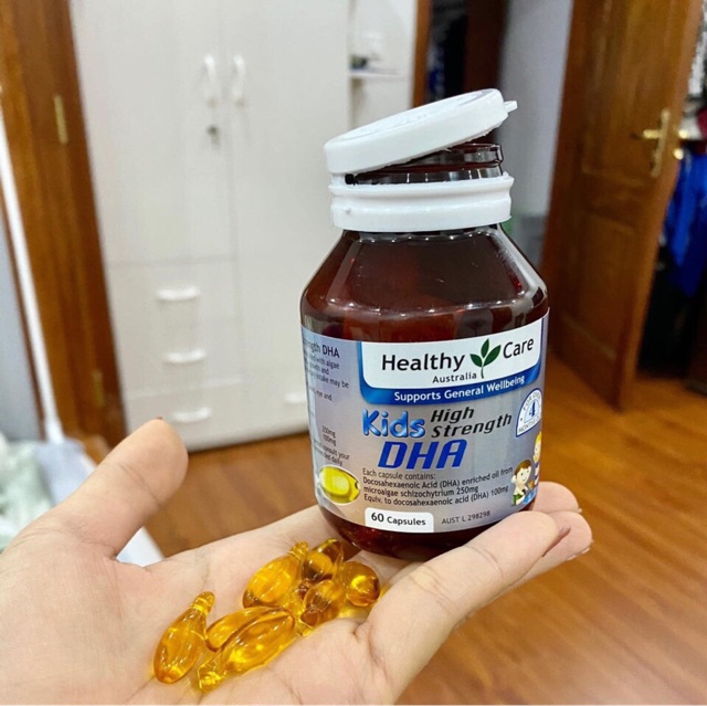 Viên uống Healthy Care kids High Strength DHA ( mẫu mới) - P01