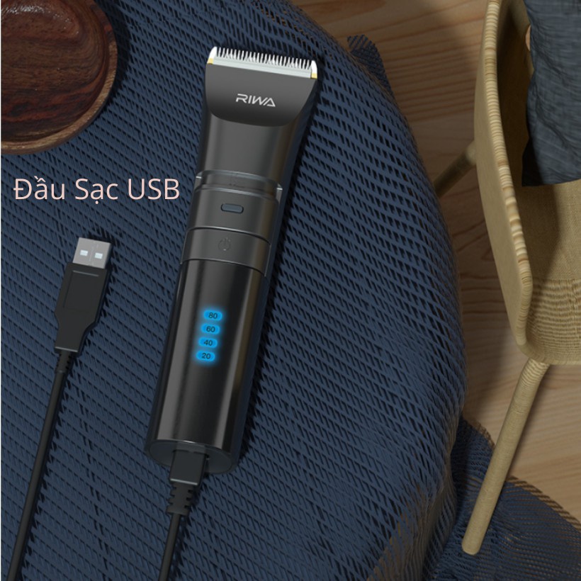 Riwa- 2022 mới Tông Đơ Cắt Tóc Chuyên Nghiệp Cho Người Lớn Trẻ Em