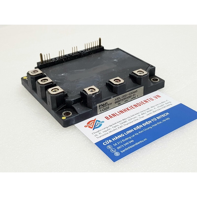 6MBP50RH060-01 A50L-0001-0304#S Module IGBT Fuji 600V 50A hàng tháo máy