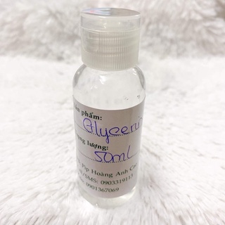 Glycerin (Nguyên liệu làm mỹ phẩm) 10ml/50ml/100ml