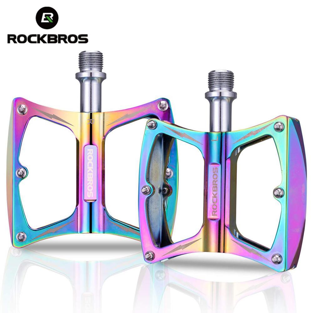 Cặp bàn đạp xe đạp chống trượt làm từ hợp kim nhôm Rockbros 9 / 16 &quot;
