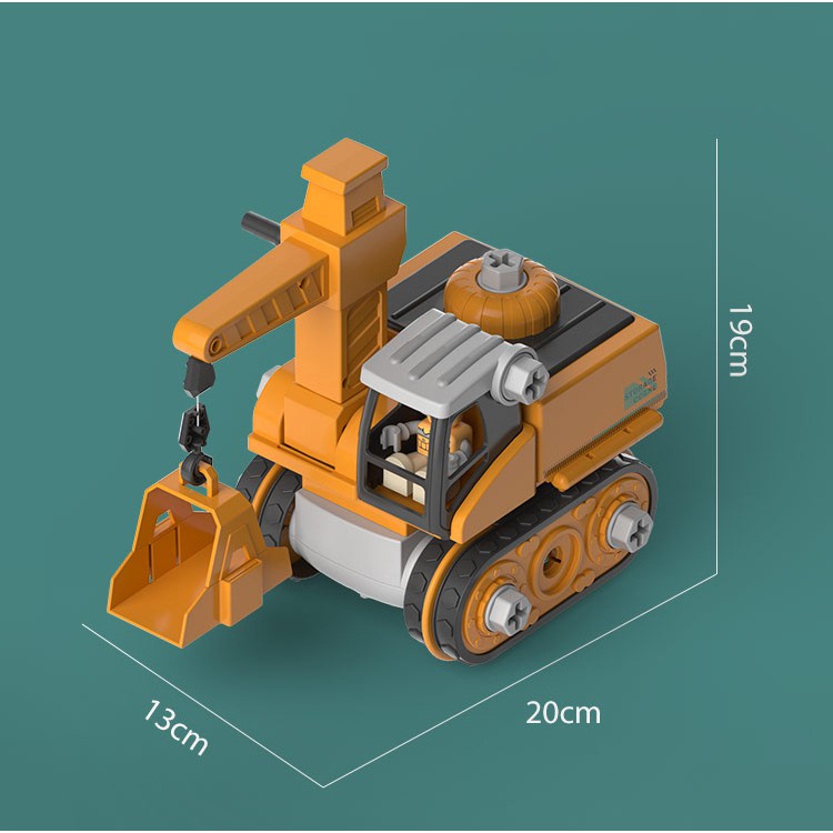 Đồ chơi xe công trình đa năng 4in1 L151 mới nhất 2021