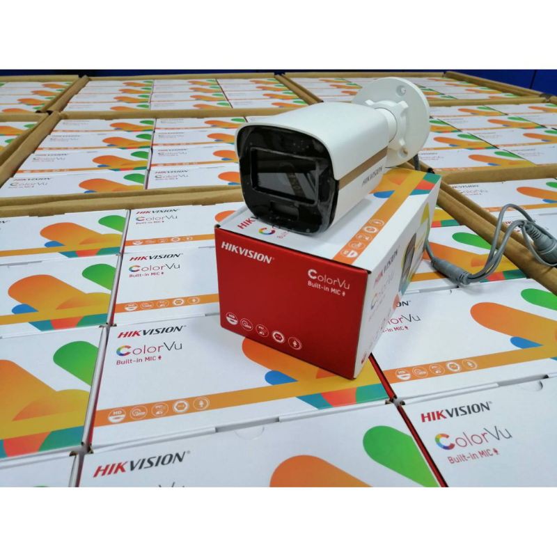 Camera Hikvision  Colour Vu Full colour vỏ sắt (ban đêm có mầu)  2M DS 2CE10DF0T-F thân vỏ sắt | BigBuy360 - bigbuy360.vn
