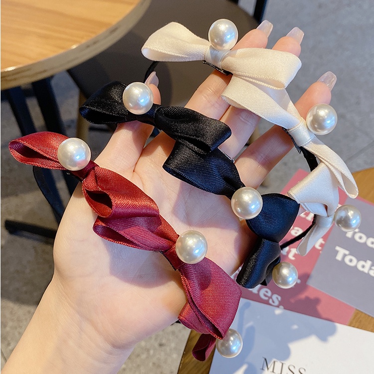 Cài Tóc Đính Ngọc Trai Nhân Tạo Phong Cách Hàn Quốc Thời Trang Dễ Thương