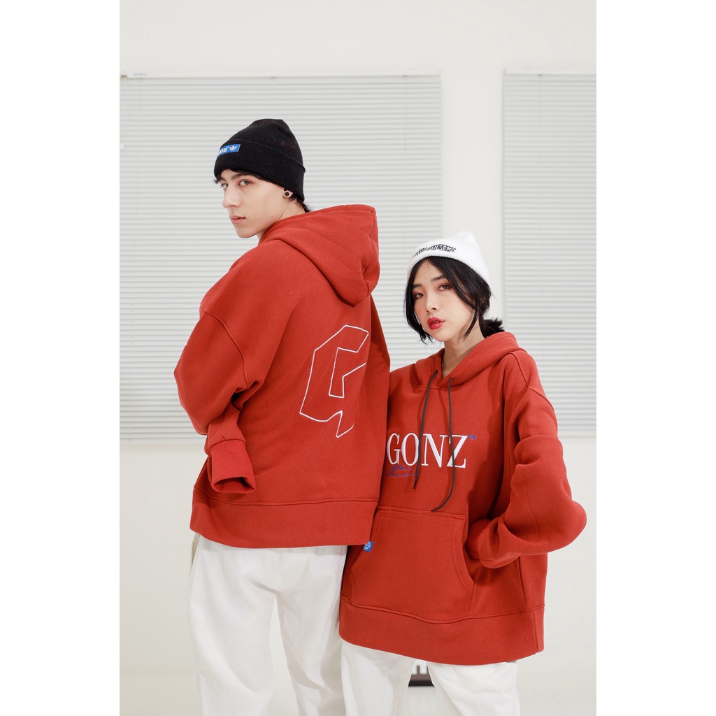Áo Hoodies Nỉ Mùa Đông Form Rộng - Hoodies 01 Màu Nâu Đỏ | BigBuy360 - bigbuy360.vn