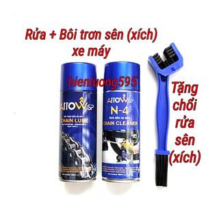 Dung dịch xịt Rửa, Bôi trơn sên (xích) xe máy Arrow
