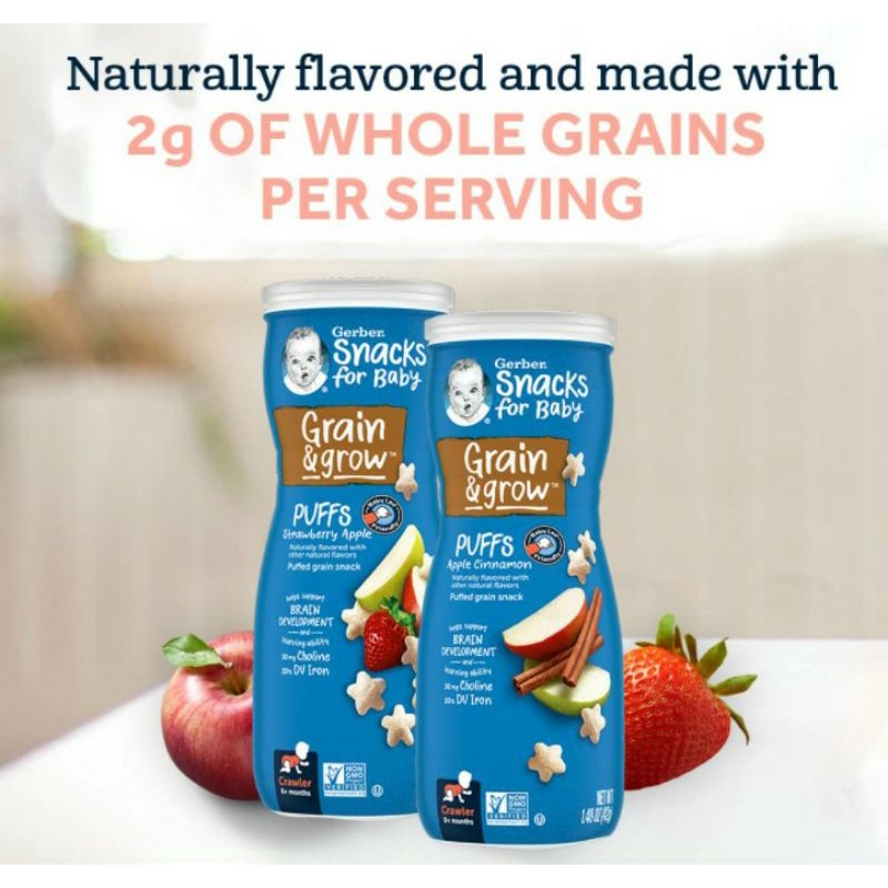 [Nội địa Mỹ - SALE ] BÁNH ĂN DẶM GERBER NGÔI SAO 42gr