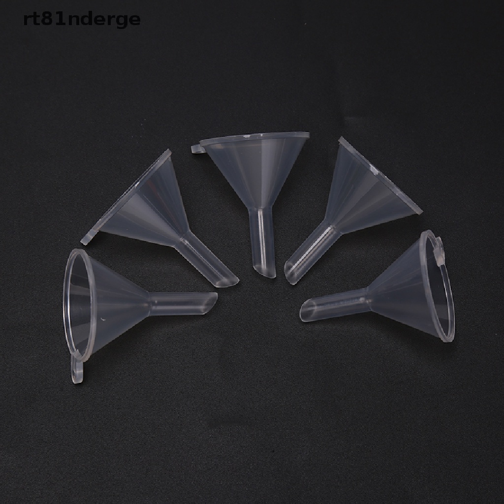 【ge】 5pcs New Small Plastic For Perfume Diffuser Bottle Mini Liquid Oil Funnels Lab .