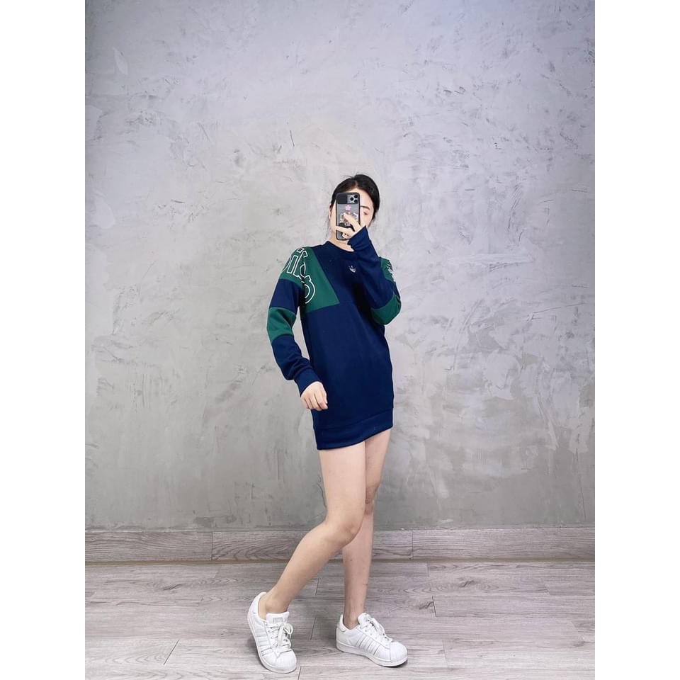 ÁO NỈ XANH THAN IN DASSS CHO NỮ | BigBuy360 - bigbuy360.vn