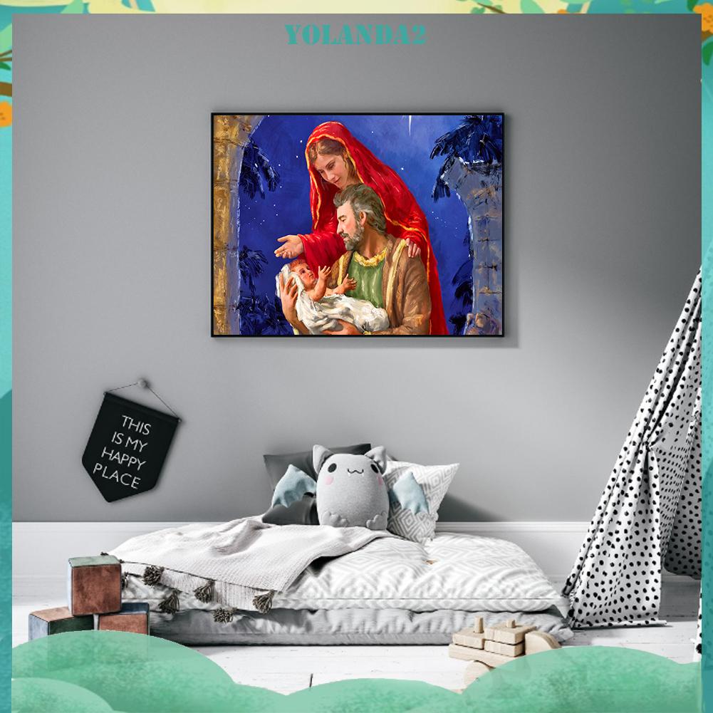 Toàn Bộ Bộ Tranh Thêu Chữ Thập Hình Chúa Jesus 11ct Diy