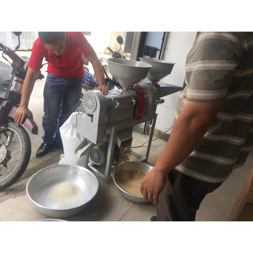 Máy xát 2 tác dụng TF888 - MÁY XÁT GẠO MINI - MÁY XÁT GẠO - MÁY XAY BỘT
