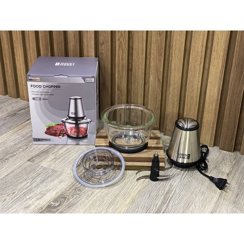Máy Xay Đa Năng Lebenlang LBMF8906, Thương Hiệu Đức, Xay Thịt, Xay Rau Củ, Gia Vị, Bảo Hành 24 Tháng