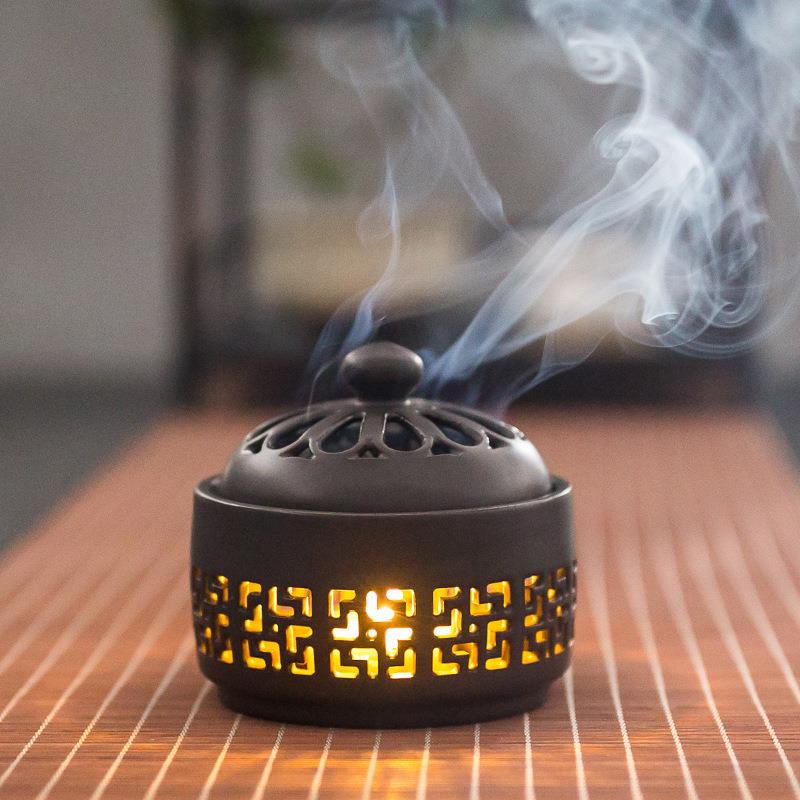 Đế đốt trầm hương bằng gốm thiết kế sáng tạo độc đáo