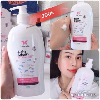 Lotion Alpha Arbutin trắng da x3 #290k/chai 500ml  HSD: 3 năm