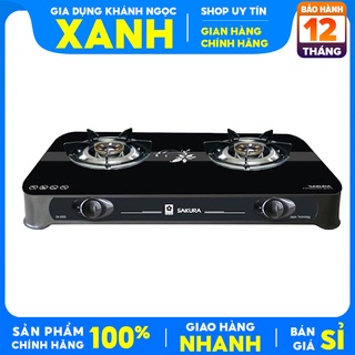 Bếp gas Sakura SA-650G mới+Tặng Dây gas,tiết kiệm gas Mặt bếp bằng kính cường lực-BH 12 tháng