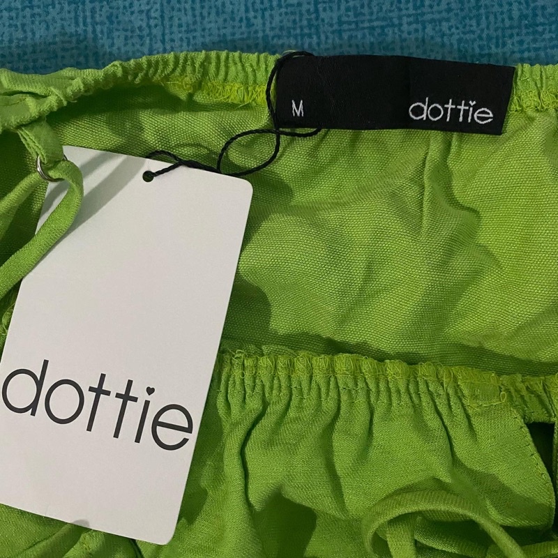 Pass đầm dottie xanh mạ sz M