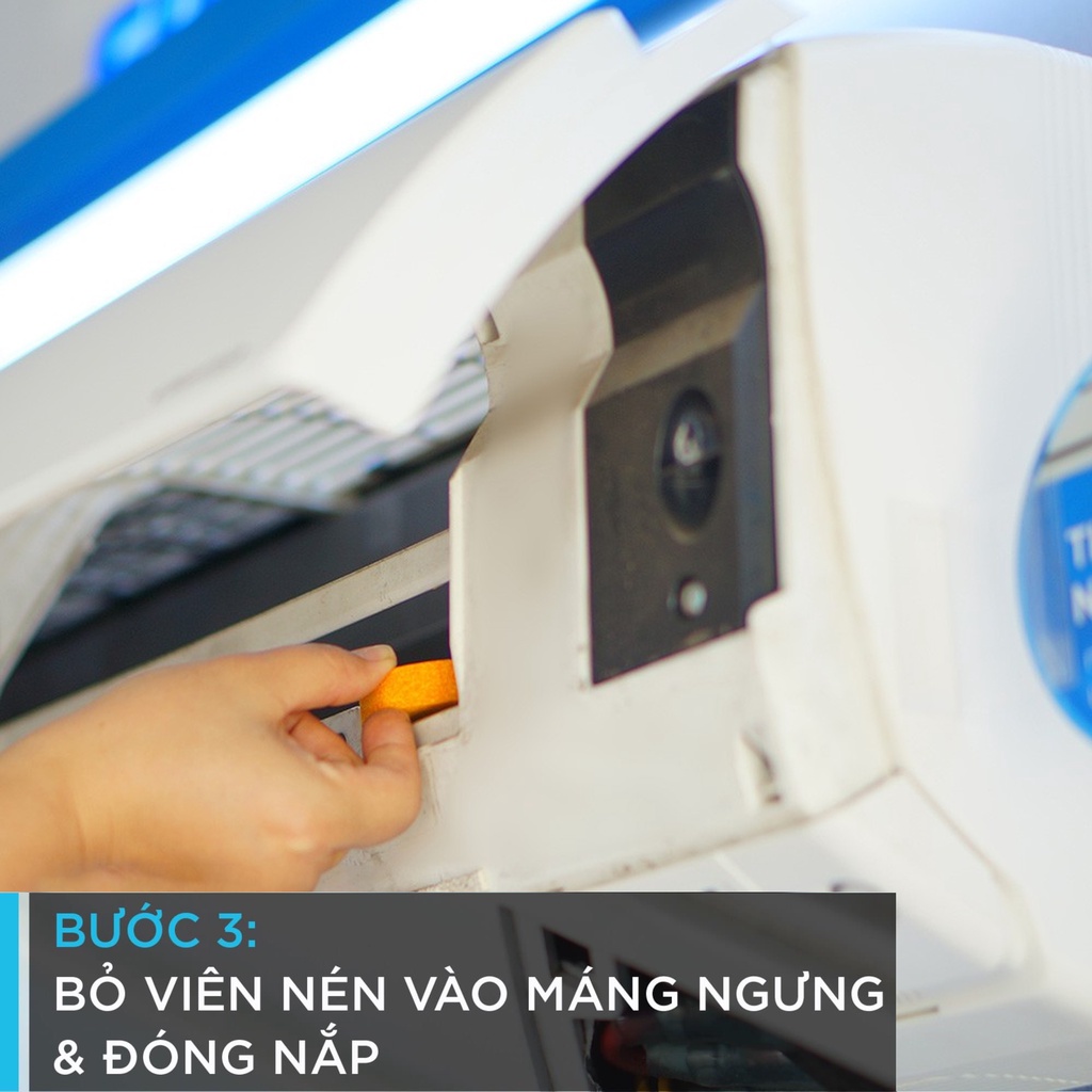 BFRESH Viên nén khử mùi và thông tắc máy lạnh UT3B (1 viên)