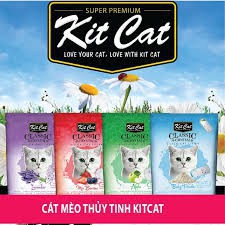 Cát Vệ Sinh cho Mèo Thủy Tinh KITCAT Sigapore 5L( mùi ngẫu nhiên)