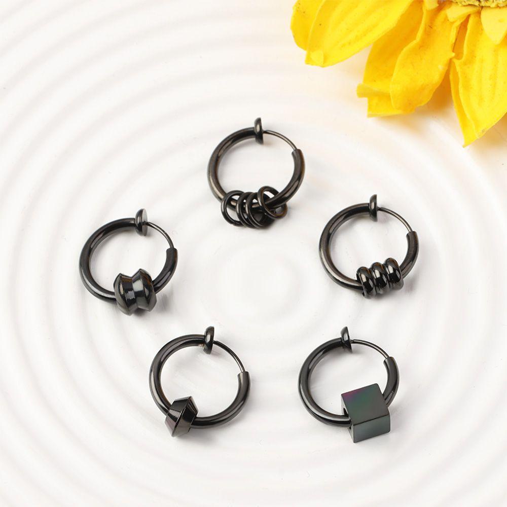 Khuyên Tai Thép Không Gỉ Trung Tính Không Cần Lỗ Cho Thanh Thiếu Niên Vòng Giả