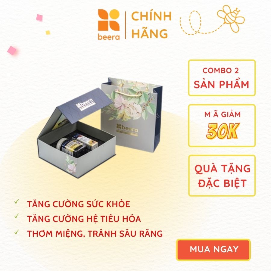 Hộp Quà Mật ong Manuka + keo ong NATURAL LIFE