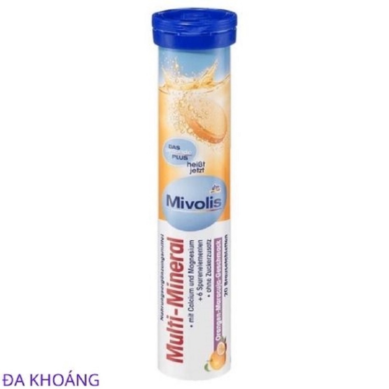 Viên sủi Mivolis Đức Hỗ Trợ Hệ Miễn Dịch bổ sung vitamin và khoáng chất tăng đề kháng cho cơ thể