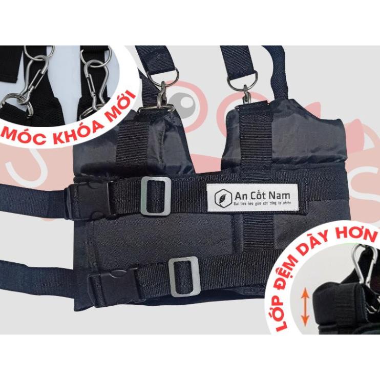 Đai Treo Kéo Giãn Cột Sống Lưng, Đai Kéo Giãn Cột Sống - BẢN CẢI TIẾN - Cải Thiện Thoát Vị, Thoái Hóa... Hàng Chính Hãng