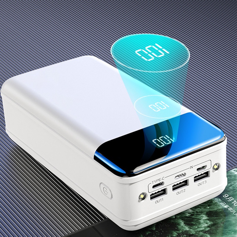Sạc dự phòng 150000mAh chính hãng 100% Hiển thị kỹ thuật số Công suất lớn Đèn LED sạc dự phòng di động