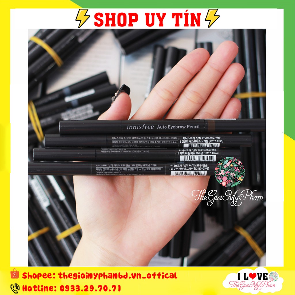 Chì Kẻ Mày Innisfree Auto Eyebrow Pencil Mẫu Mới | BigBuy360 - bigbuy360.vn