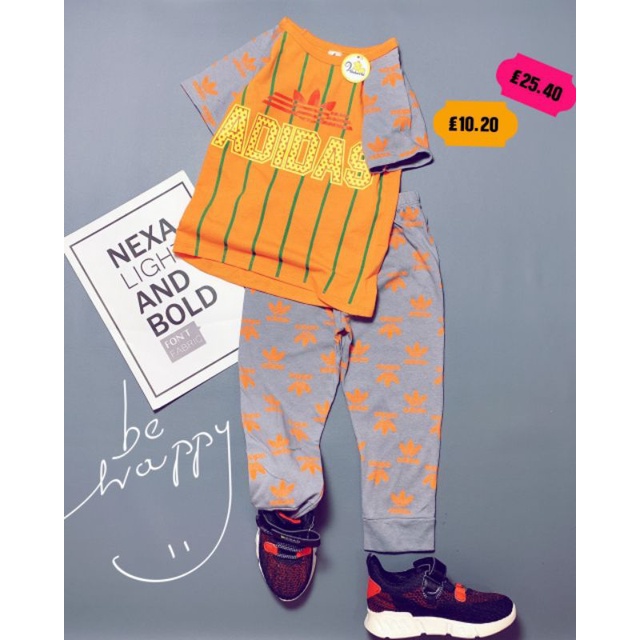 Bộ thể thao tay ngắn quần dài bé trai thun cotton 4 chiều