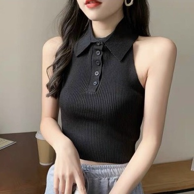 Áo sát nách cổ đức khuy