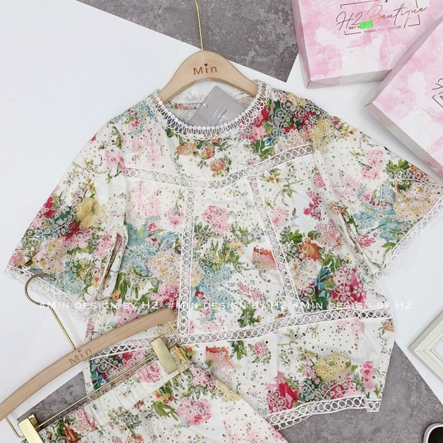 Set thô thêu ren cao cấp