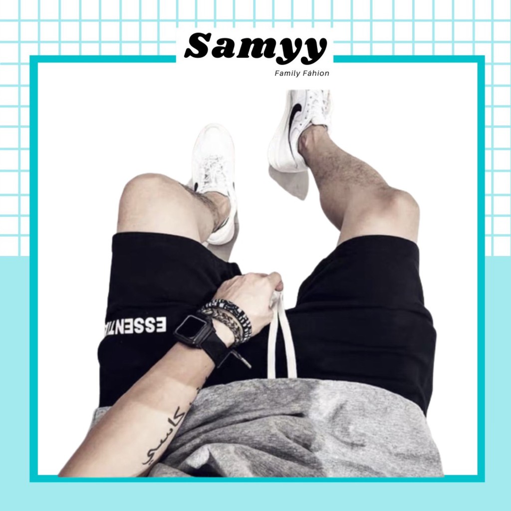 Quần short Essential , quần cộc nam nữ unisex, Samyy_vn