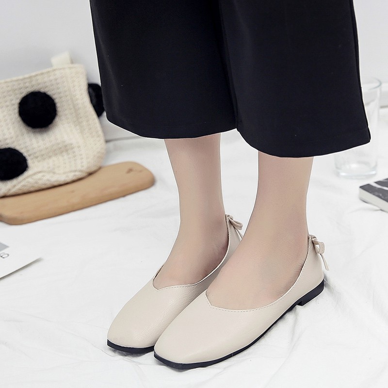 Giày hạt đậu IELGY mũi vuông thời trang độc đáo dành cho nữ