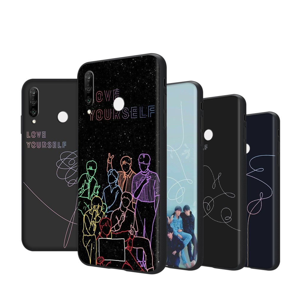 Ốp điện thoại mềm in họa tiết nhóm nhạc BTS độc đáo cho Samsung Galaxy Note 8 9 20 Ultra A2 Core J7 Prime Pro